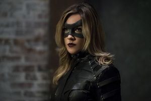 Arrow -- "The Candidate" -- Image AR402A_0406b -- Pictured: Katie Cassidy as Black Canary -- Photo: Katie Yu /The CW -- ÃÂ© 2015 The CW Network, LLC. All Rights Reserved.